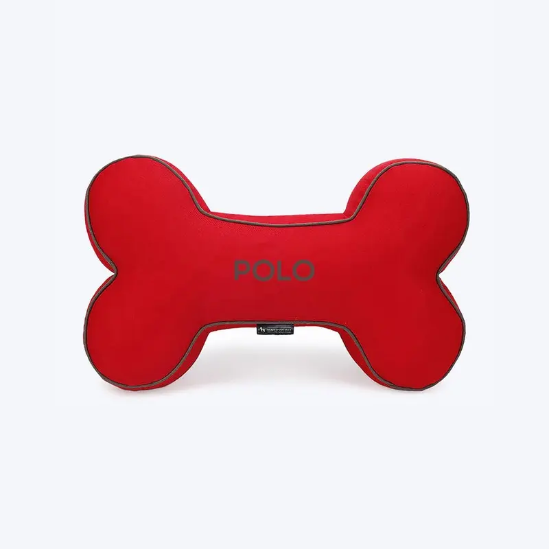 HUFT Personalised Bone Cushion- Red