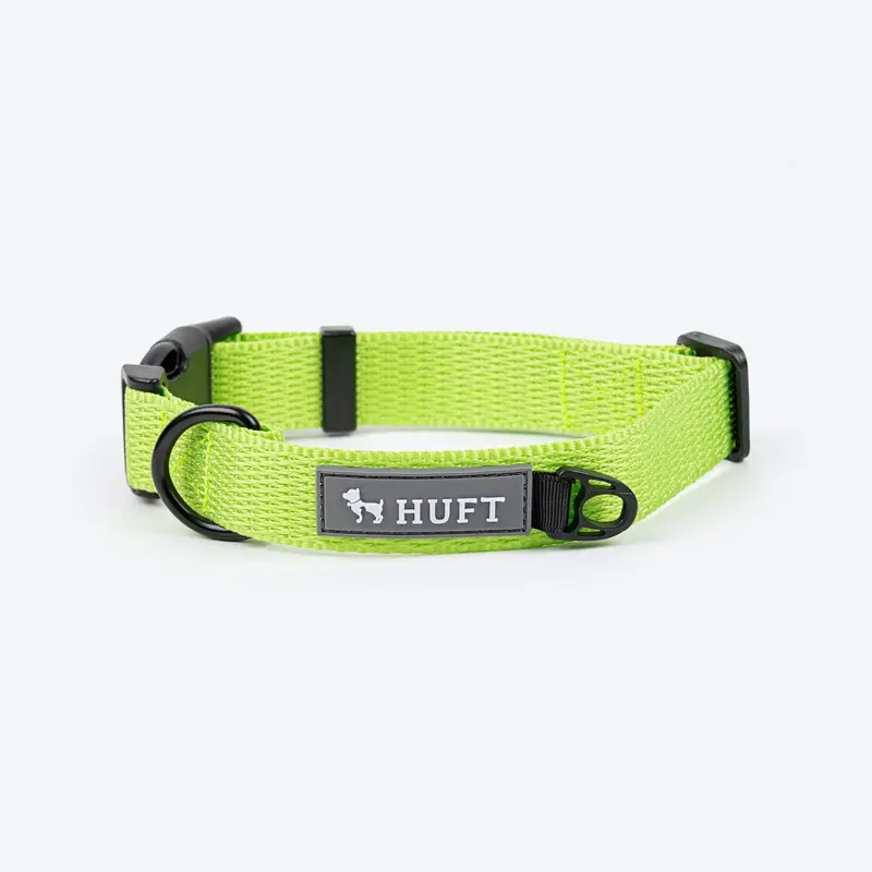 HUFT Basics Dog Collar - Neon Green