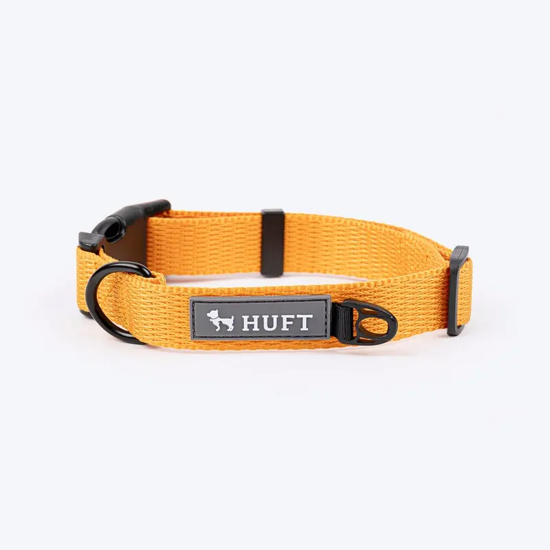 HUFT Basics Dog Collar - Yellow