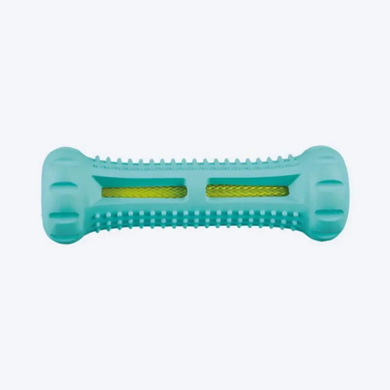 Trixie Denta Fun Bone Natural Rubber Chew Dog Toy - Mint Flavour - 14 cm