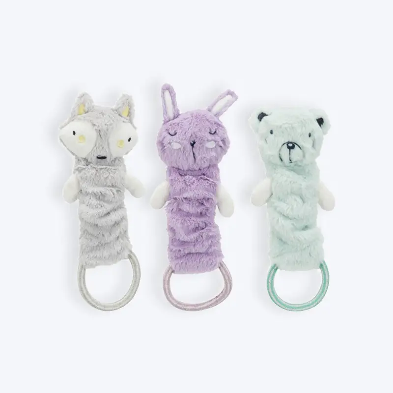 Trixie Junior Dangling With Rustling Foil Plush Dog Toy - Assorted - 33 cm