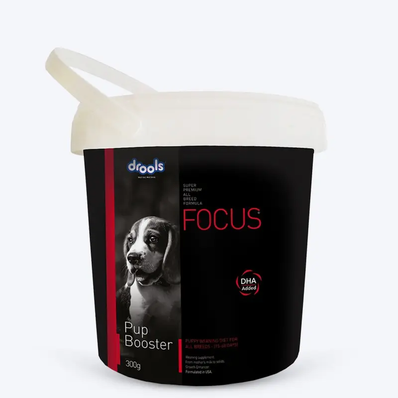 Drools Focus Pup Booster- Puppy Weaning Diet for (all Breeds) - 300 g
