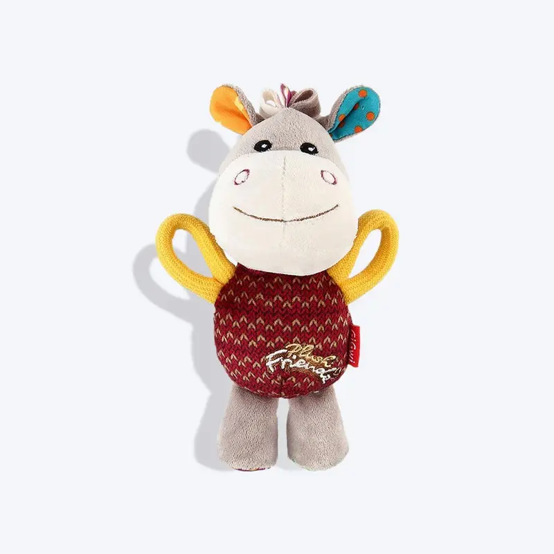 GiGwi Friendz Dog Plush Toy - Donkey (with Squeaker)