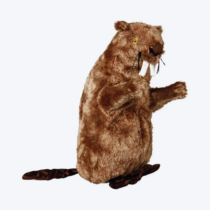 Trixie Beaver Animal Sound Plush Dog Toy - Brown - 27 cm