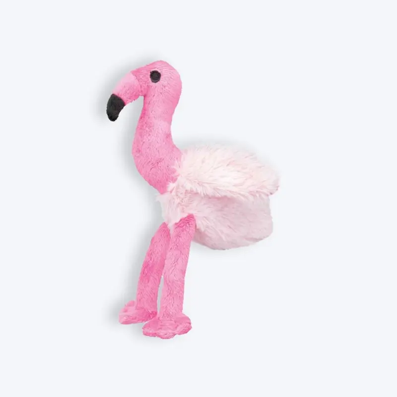 Trixie Flamingo With Sound Plush Dog Toy - Pink - 35 cm