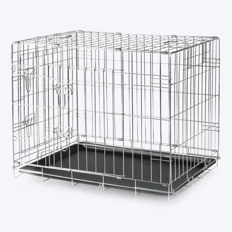 Trixie Home Transport Cage For Dogs & Cats - Wire Mesh with Two Doors