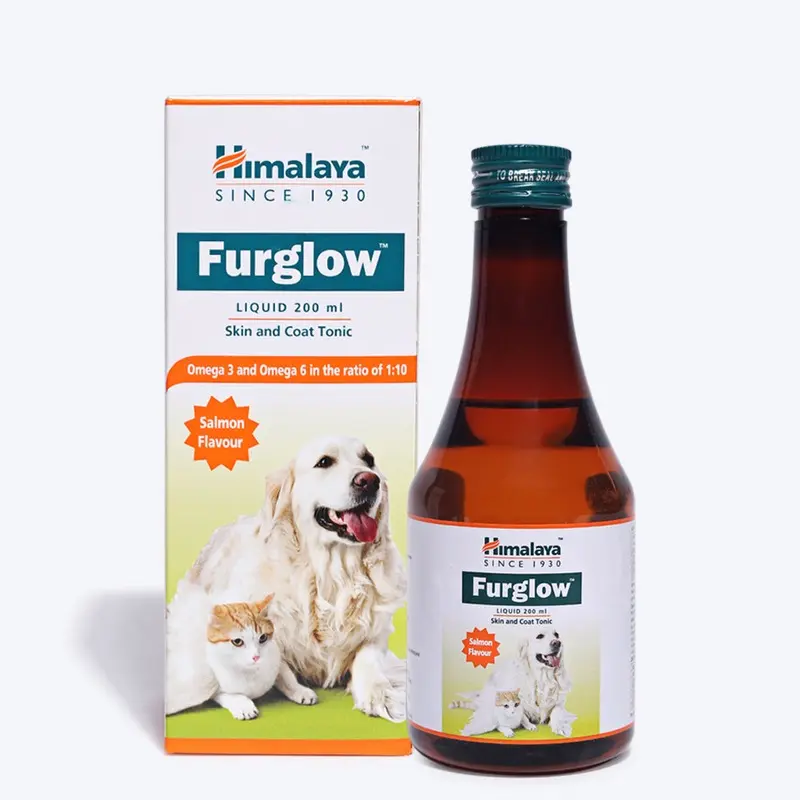 Himalaya Furglow Skin and Coat Tonic for Dogs and Cats - 200 ml