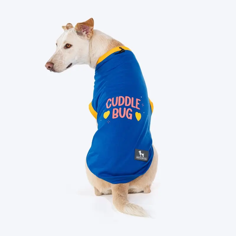 HUFT Cuddle Bug T-Shirt For Dogs - Blue