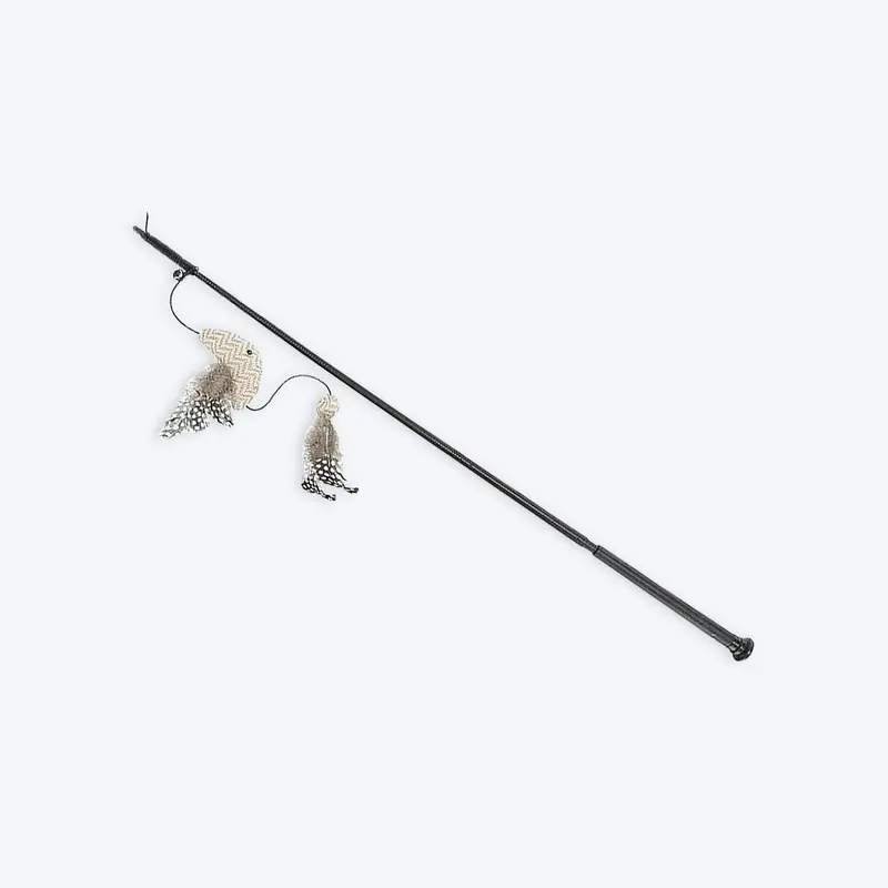 Trixie Interactive Cat Toys with Catnip - Playing Rod With Fish