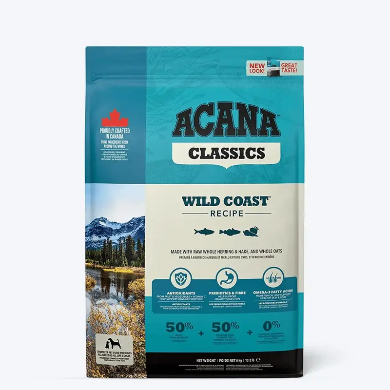 Acana Wild Coast Fish Formula Dry Dog Food (All Breeds & Ages)