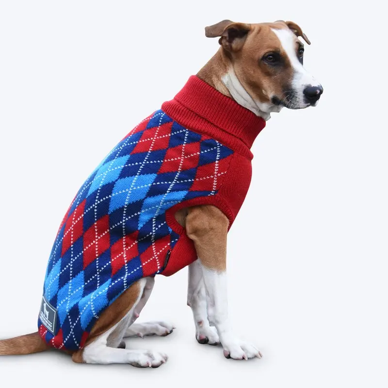HUFT Argyle Dog Sweater