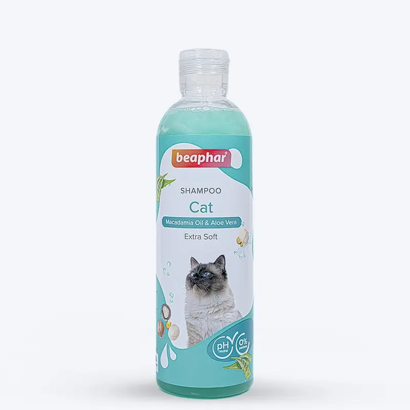 Beaphar Extra Soft Shampoo For Cat - Macadamia Oil & Aloe Vera - 250 ml