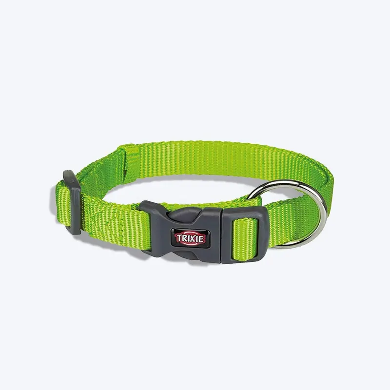 Trixie Premium Collar for Dog -S-M - Green Apple