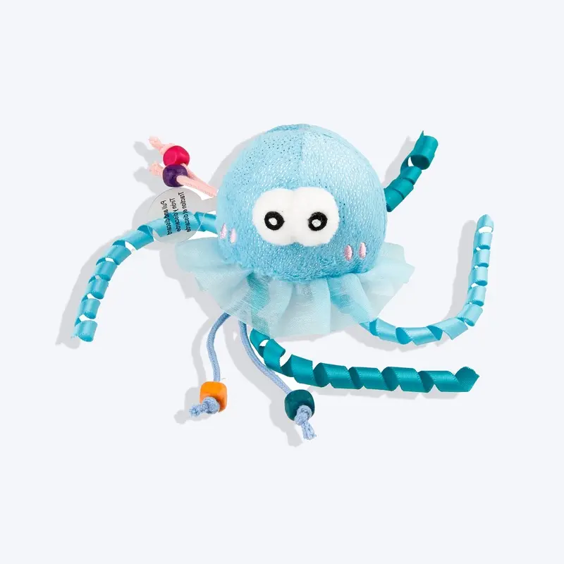 GiGwi Shining Friends Jellyfish With LED Light And Catnip Inside Toy For Cats
