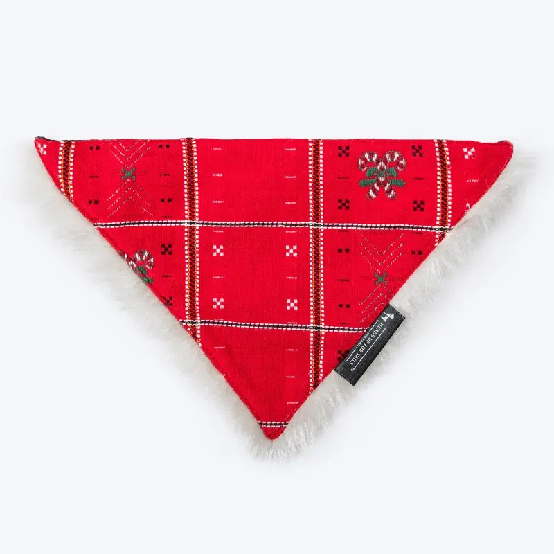 HUFT Christmas Santa's Beard And Cane Bandana For Dog & Cat