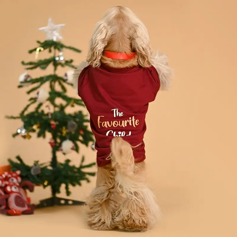 HUFT Printed Dog Sweatshirt - Maroon