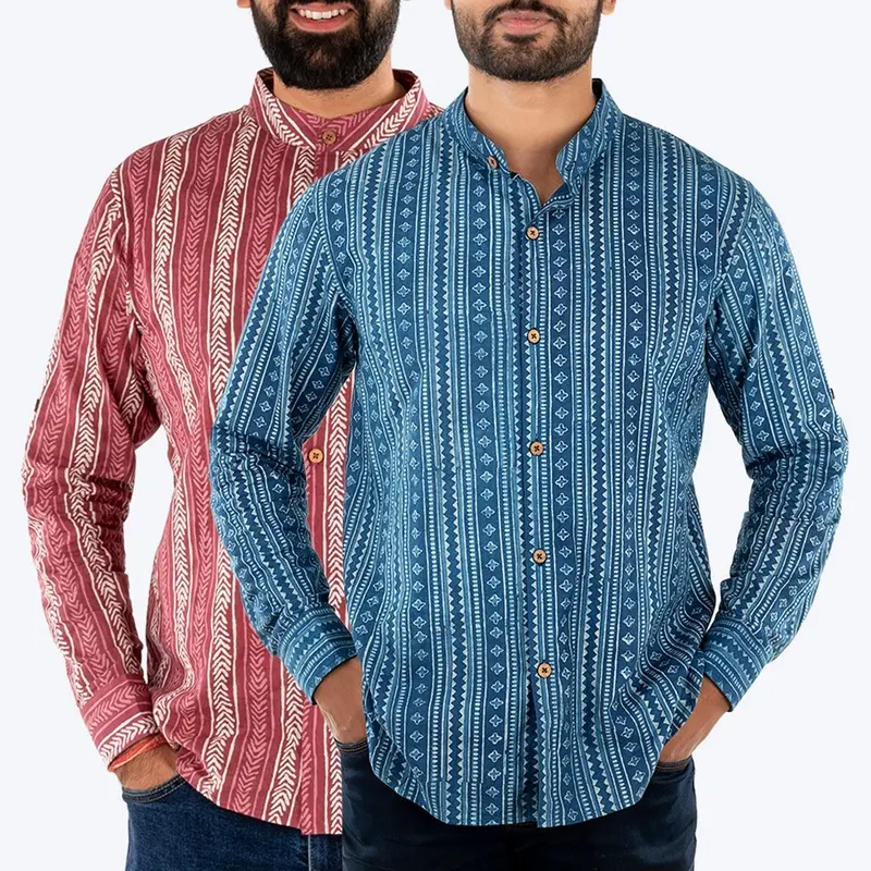 HUFT The Indian Collective Human Shirt Combo - Pack of 2