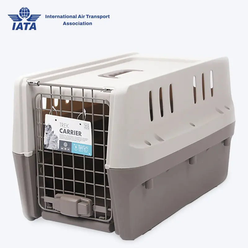 M-Pets TREK Carrier For Dog & Cat - Light Grey & Dark Grey
