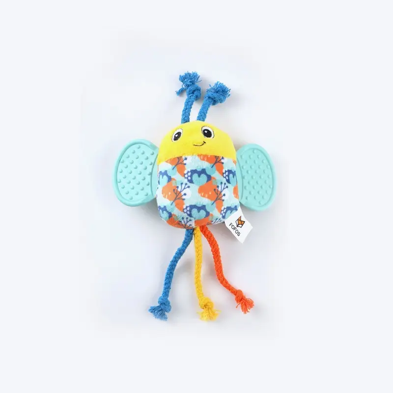 FOFOS Bee Squeaky Chew Toy For Puppy - Multicolor