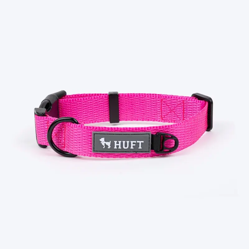 HUFT Basics Dog Collar - Pink