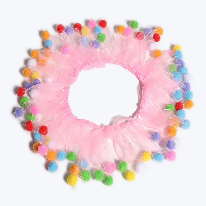 HUFT Chipper Pupper Party Dog Collar - Pink