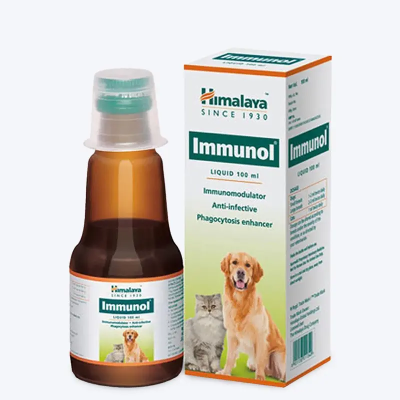 Himalaya Immunol Supplement For Cats and Dogs - 100 ml