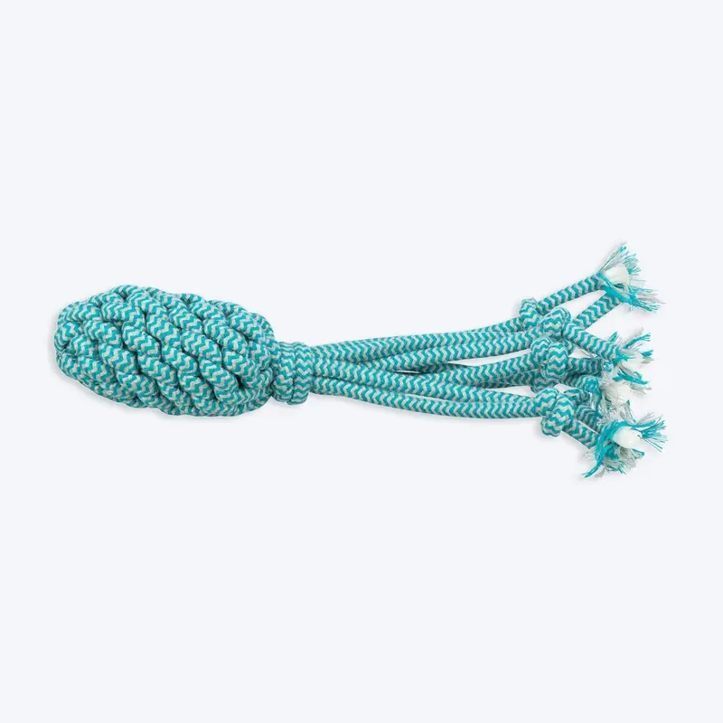Trixie Octopus With Sound Rope Toy For Dog - Blue - 35 cm