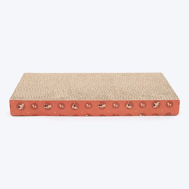 HUFT Purrfect Playground Cat Scratcher - Orange