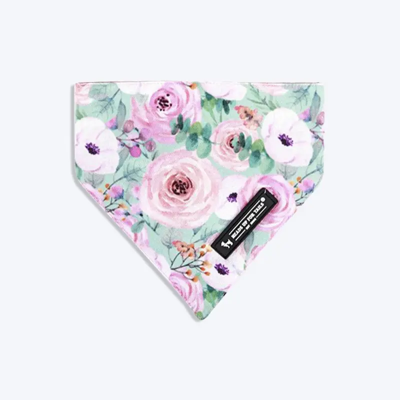 HUFT Roses and Hearts Reversible Dog Bandana