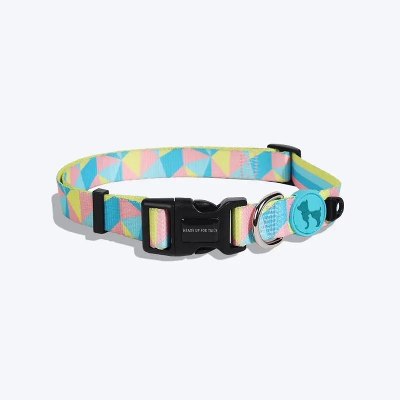 HUFT Patchwork Slumber Coral Dog Collar