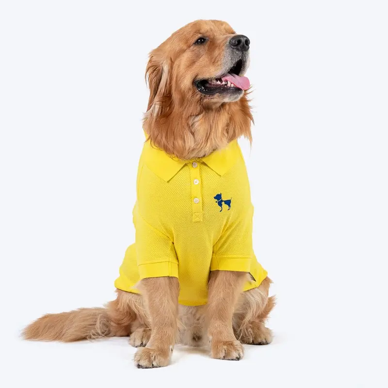 HUFT Polo Tees For Dogs - Yellow