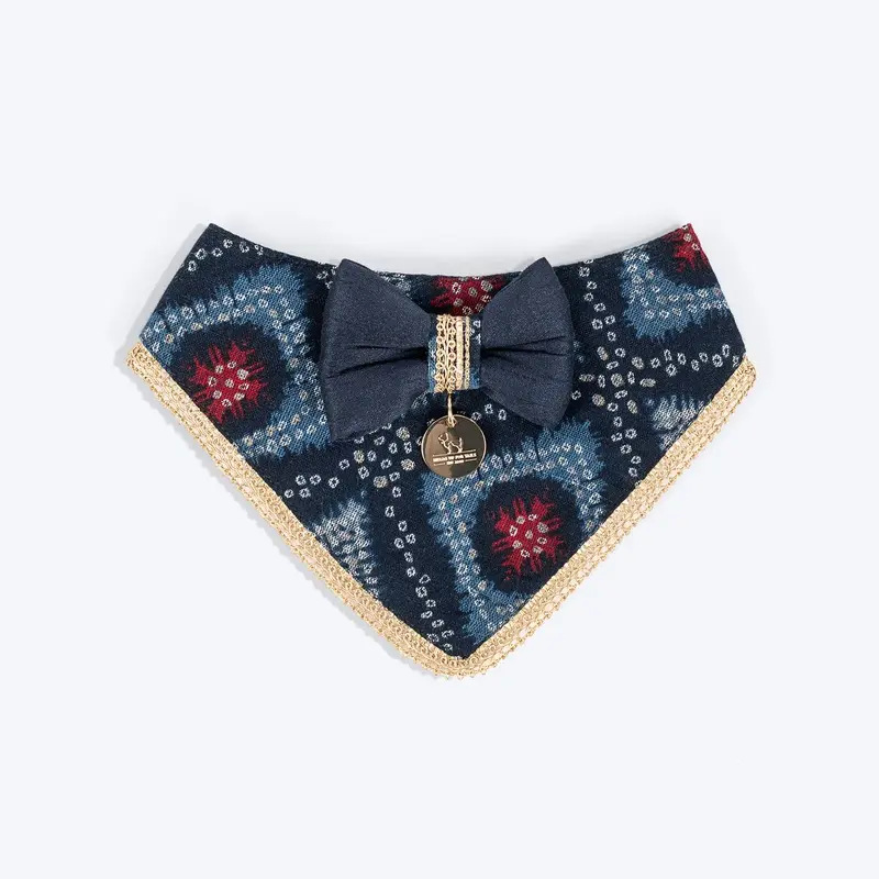 HUFT Rang Riwaz Scarf For Cat & Puppy - Blue