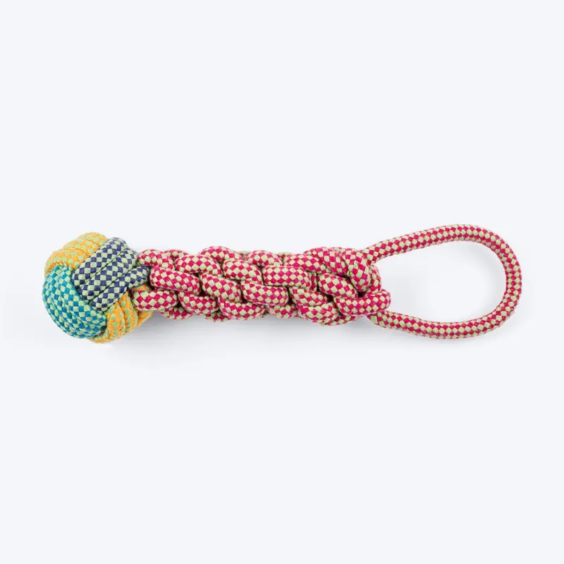 Dash Dog Knots of Fun Rope Toy For Dog - Yellow