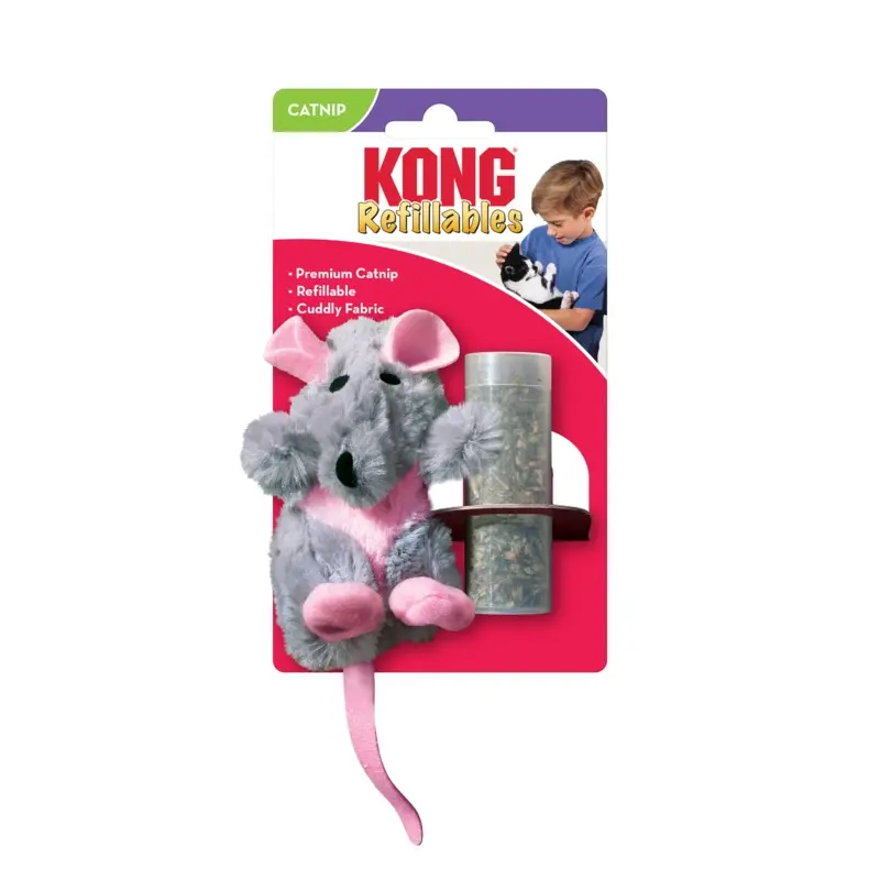 Kong Catnip Refillable Rat Toy