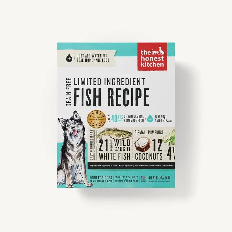 HONEST KITCHEN GRAIN FREE HK GRAIN FREE FISH AND COCONUT 10LB BOX