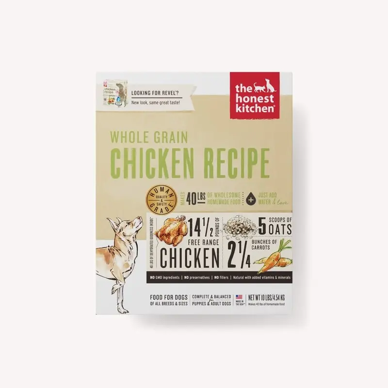 HONEST KITCHEN WHOLE GRAIN CHICKEN 10LB BOX