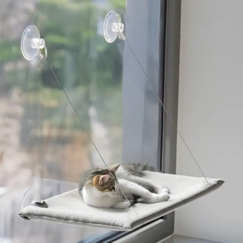 Gooeez Cat Window Perch Grey