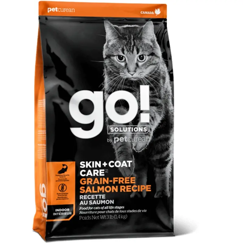 GO! Cat Grain Free Salmon 8lb Skin Coat