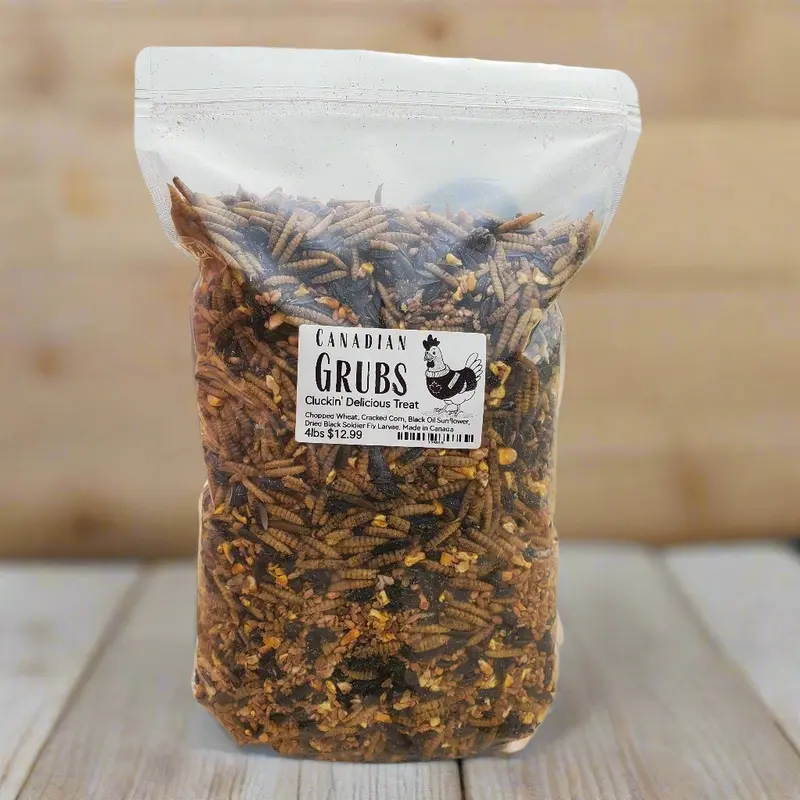 Cluckin Delicious Chicken Treat 4lbs -Canadian Grubs