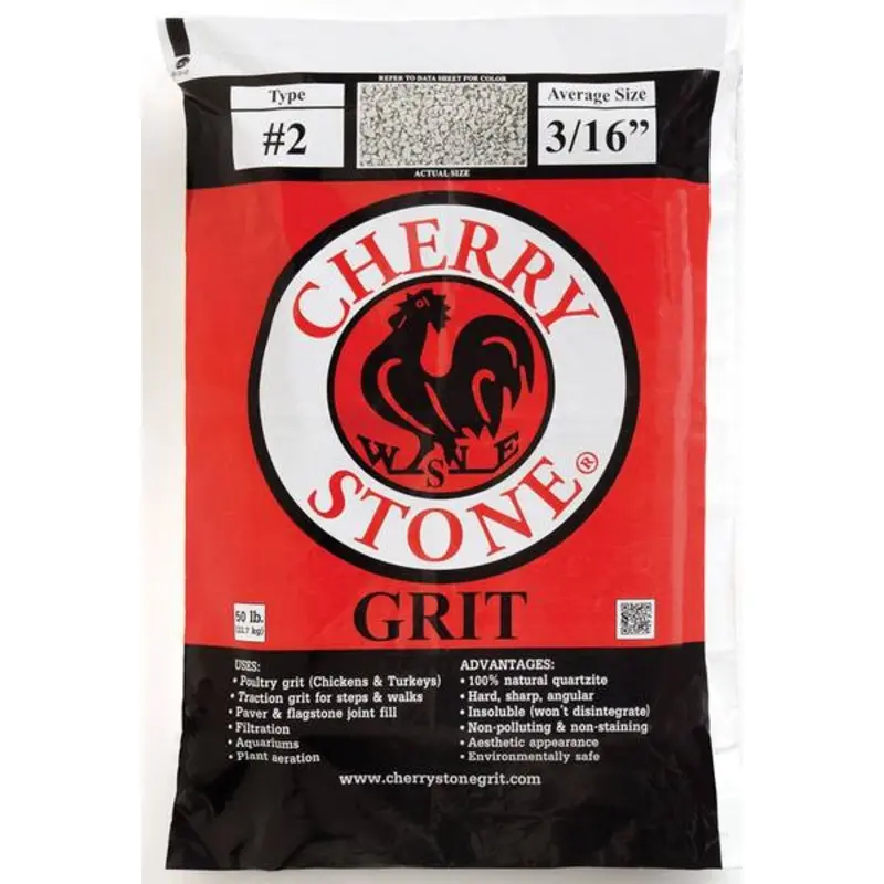 Cherry Stone Chicken Grit Granite #2 40lbs