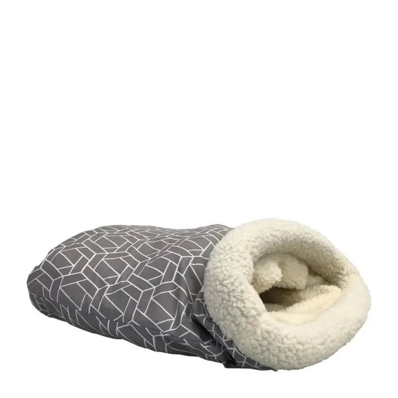 Cat Crinkle Bed Bag Grey