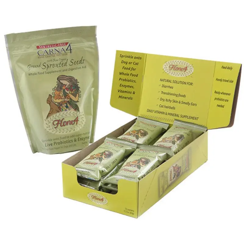 CARNA 4 SPROUTED SEEDS FLORA4 18 OZ BAG