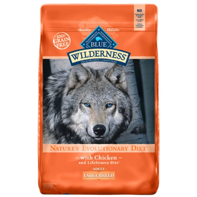 Blue Wilderness Large Breed Adult Chicken Grains 24lbs