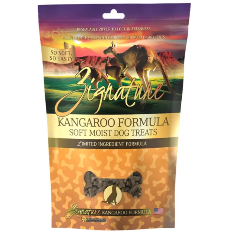 Zignature  Dog Soft Moist Treats Kangaroo 113g