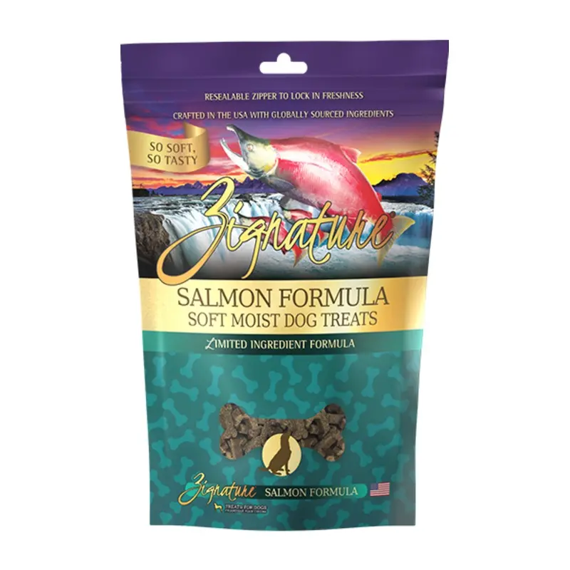 Zignature  Dog Soft Moist Treats Salmon 113g