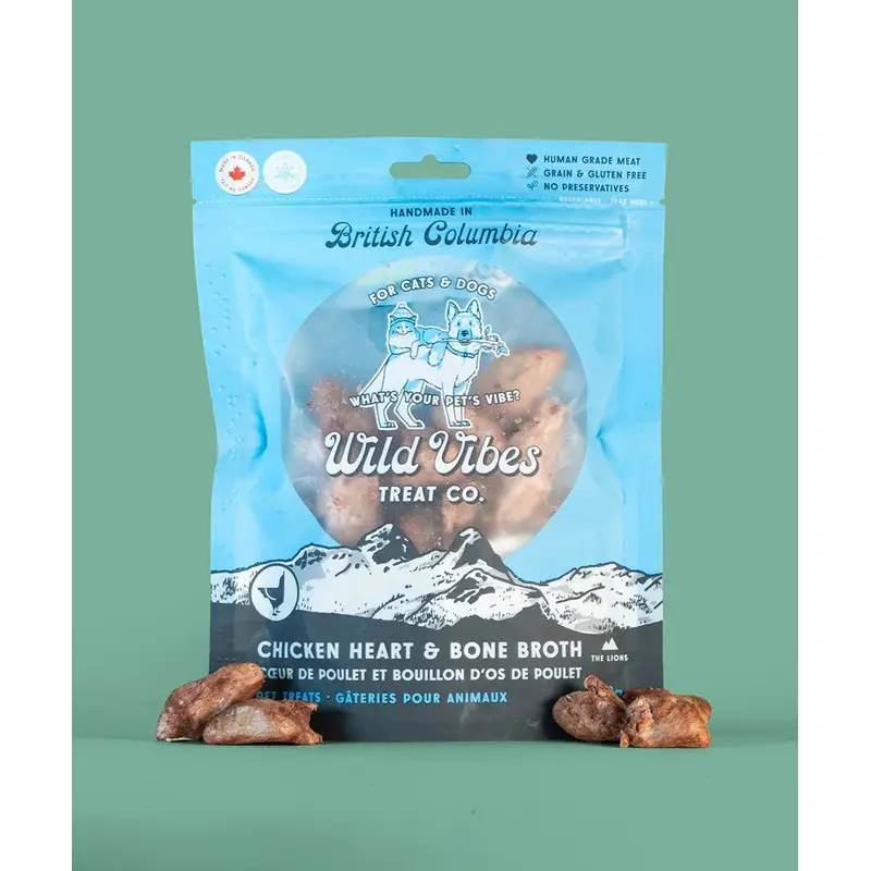 Wild Vibes Chicken Heart & Bone Broth 68g