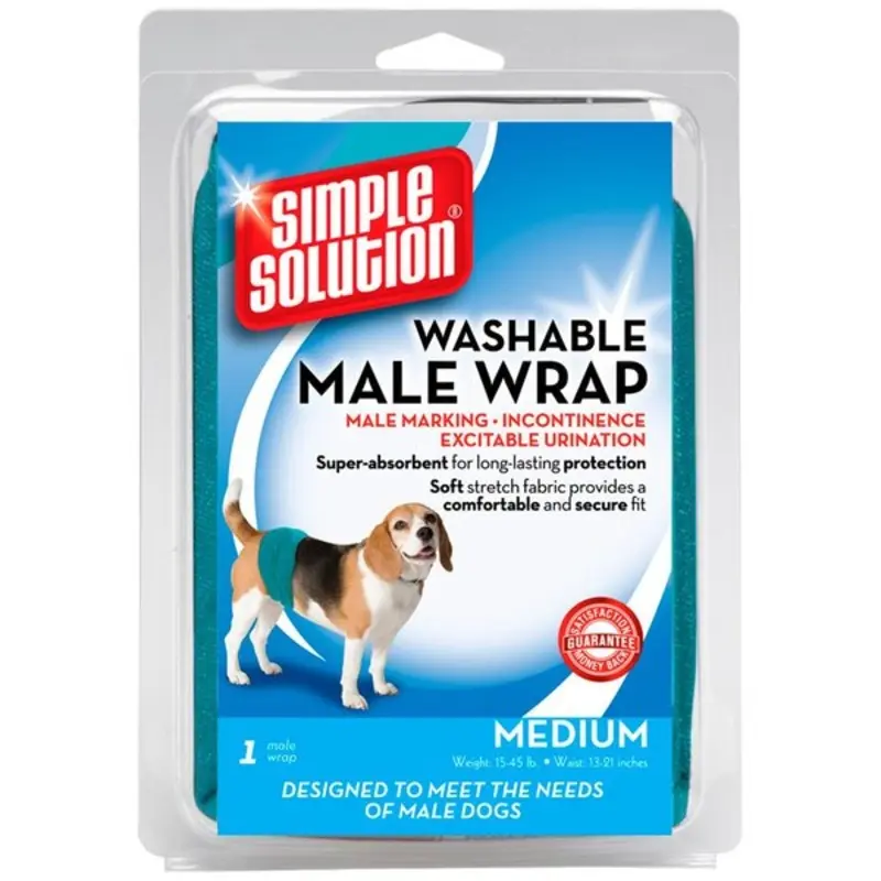 WASHABLE MALE WRAP MEDIUM SIMPLE SOLUTIONS