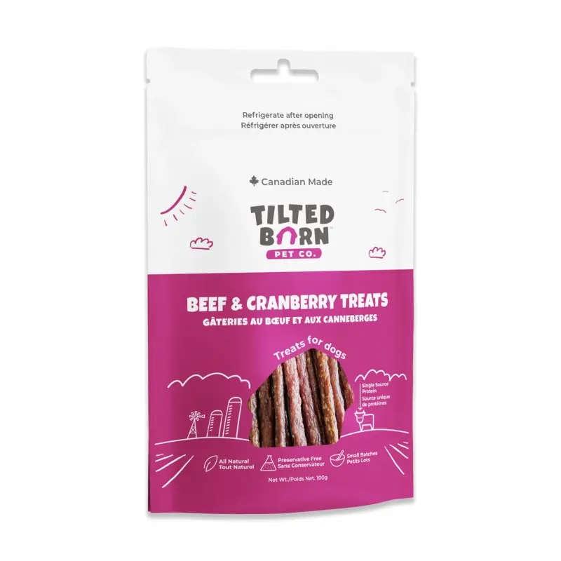Tilted Barn Beef & Cran Treat Sticks 3.5oz