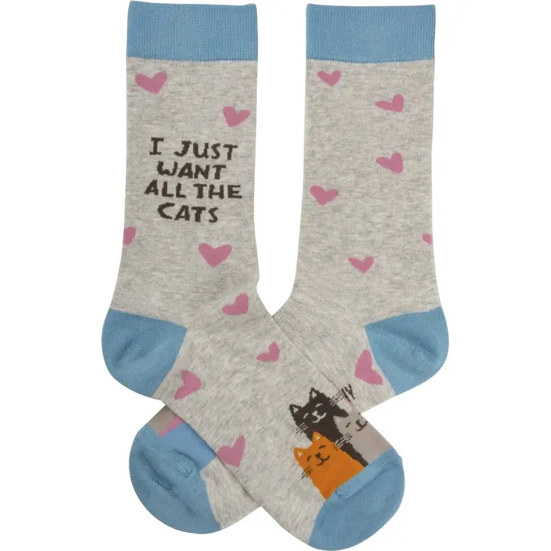 SOCKS- Just want all the Cats