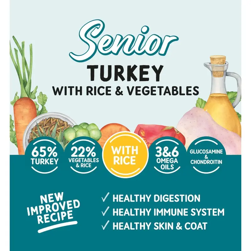 Senior Turkey & Rice 400g